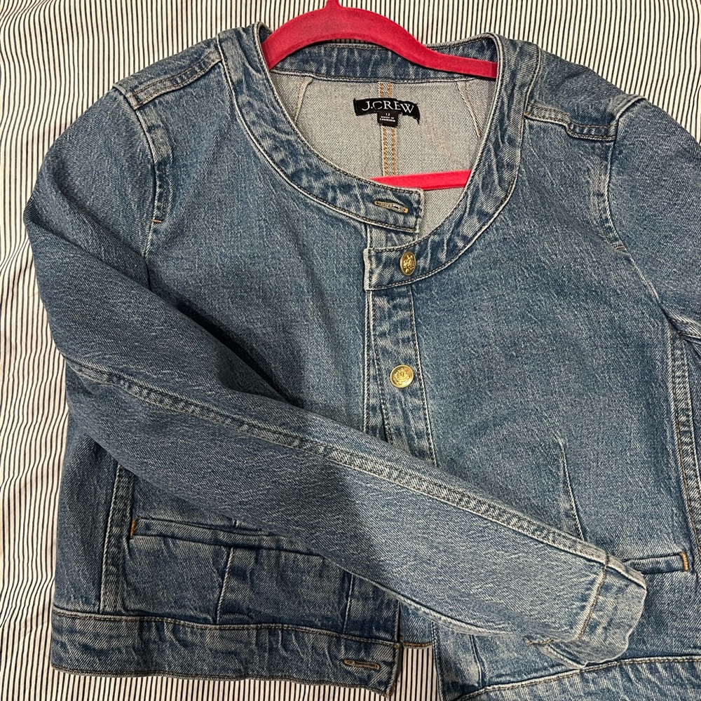 NWT - JCREW DENIM JACKET - SIZE 12